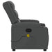 Massage Recliner Chair Dark Grey Fabric Txblntl