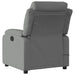 Massage Recliner Chair Dark Grey Fabric Txbloao