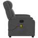 Massage Recliner Chair Dark Grey Fabric Txbpipt