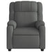 Massage Recliner Chair Dark Grey Fabric Txbpipt
