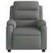 Massage Recliner Chair Dark Grey Fabric Txbpixa