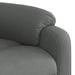 Massage Recliner Chair Dark Grey Fabric Txbpixa