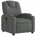 Massage Recliner Chair Dark Grey Fabric Txbpklk