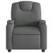 Massage Recliner Chair Dark Grey Fabric Txbpklk