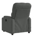 Massage Recliner Chair Dark Grey Fabric Txbpllp