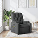 Massage Recliner Chair Dark Grey Fabric Txbpllp
