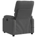 Massage Recliner Chair Dark Grey Fabric Txbplnp