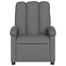 Massage Recliner Chair Dark Grey Fabric Txbpnlk