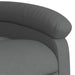 Massage Recliner Chair Dark Grey Fabric Txbpnlk