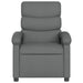 Massage Recliner Chair Dark Grey Fabric Txbpnob