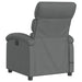 Massage Recliner Chair Dark Grey Fabric Txbpnob