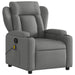 Massage Recliner Chair Dark Grey Fabric Txbpplk