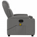 Massage Recliner Chair Dark Grey Fabric Txbpplk
