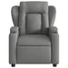Massage Recliner Chair Dark Grey Fabric Txbpplk