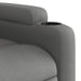 Massage Recliner Chair Dark Grey Fabric Txbpplk