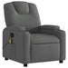 Massage Recliner Chair Dark Grey Fabric Txbppot