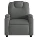 Massage Recliner Chair Dark Grey Fabric Txbppot