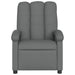 Massage Recliner Chair Dark Grey Fabric Txbptnp