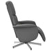 Massage Recliner Chair With Footrest Dark Grey Fabric Tpllib