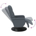 Massage Recliner Chair with Footrest Dark Grey Velvet Tpllka