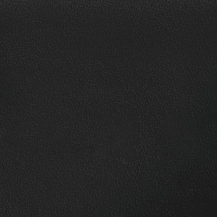 Massage Recliner Chair with Footstool Black Faux Leather