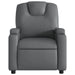 Massage Recliner Chair Grey Faux Leather Txbppap