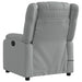 Massage Recliner Chair Light Grey Fabric Titpan