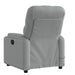 Massage Recliner Chair Light Grey Fabric Tixako