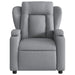 Massage Recliner Chair Light Grey Fabric Tixaop