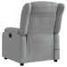 Massage Recliner Chair Light Grey Fabric Txblxpx