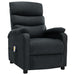 Massage Recliner Dark Grey Fabric Txoxxi