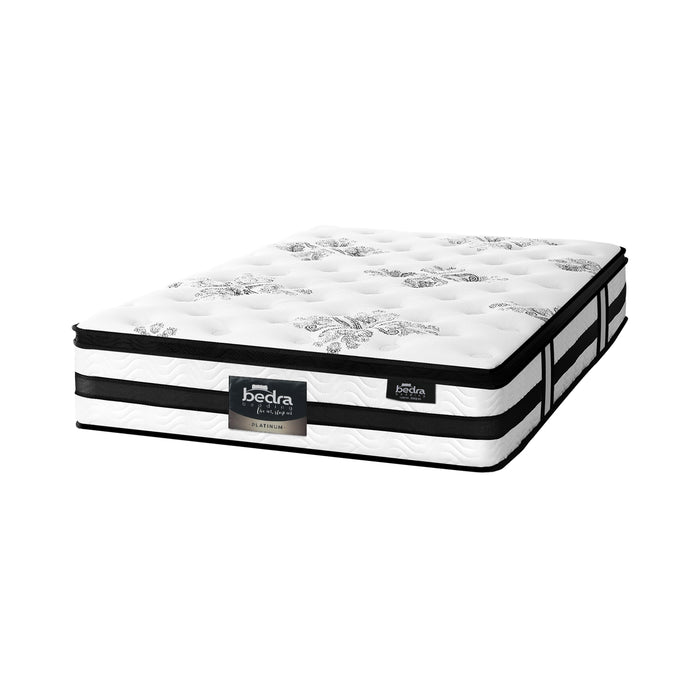 Queen Mattress Bed 34Cm Cool Gel Foam Pocket Spring Medium Firm