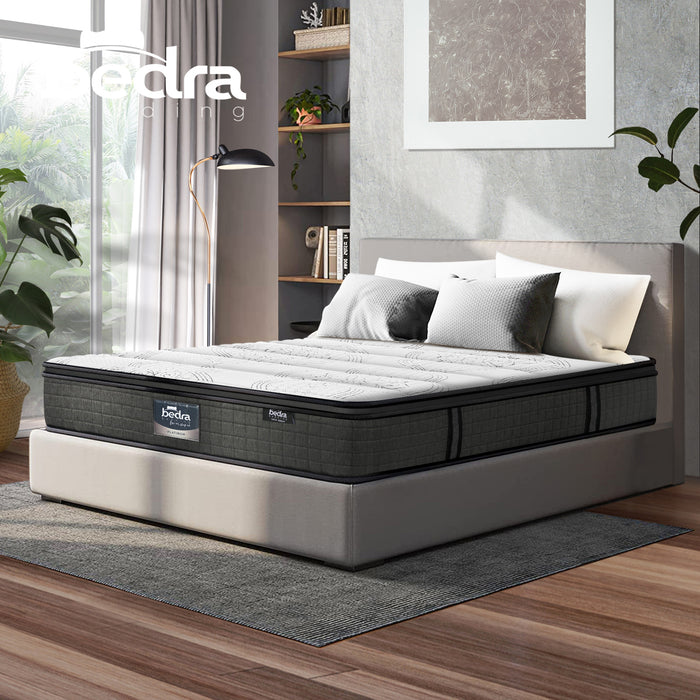 Queen Mattress 9 Zone Latex Foam Pocket Spring Medium Firm 34Cm