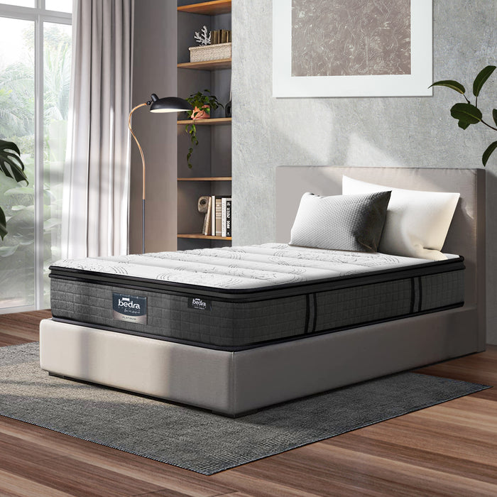 Single Mattress Latex Foam Pocket Spring 9 Zone Medium Firm 34Cm