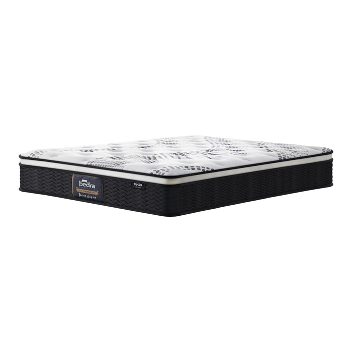 King Mattress Cool Gel Foam Euro Top Bed Pocket Spring Medium Firm 22Cm
