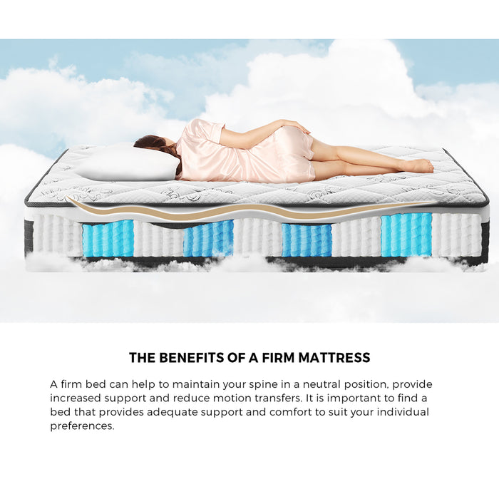 King Mattress Luxury Foam Bed Firm Pocket Spring 30Cm