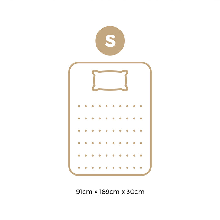 Single Mattress Luxury Foam Bed Firm Pocket Spring 30Cm