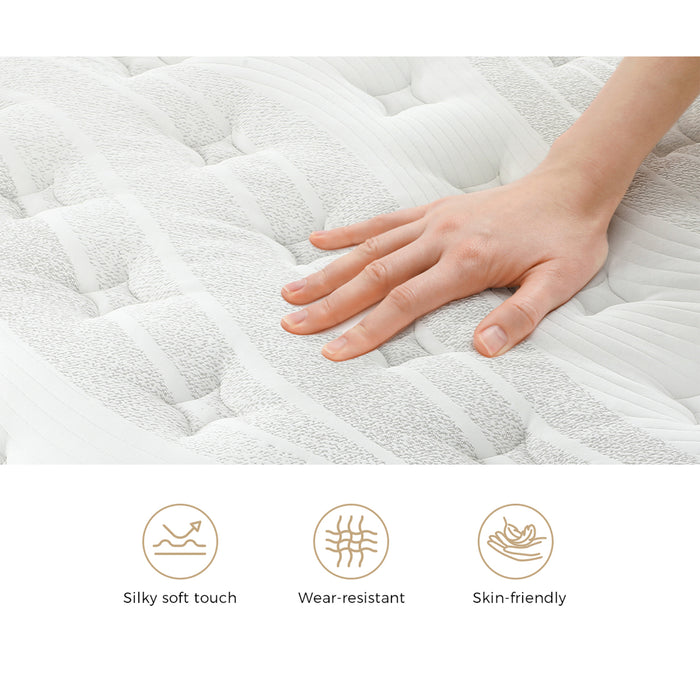 Double Mattress Bed Queen King Single Cool Gel Foam 7 Zone With Pillow