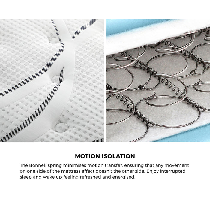 Queen Mattress Bonnell Spring Tight Top Bed Medium Firm 21Cm