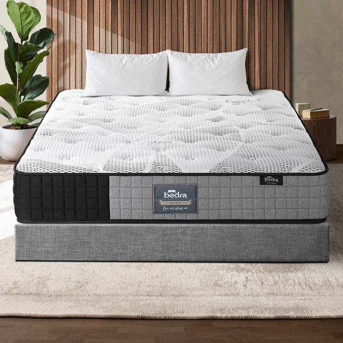 Double Mattress Tight Top Foam Pocketed Springs Anti-Disturbance 24Cm