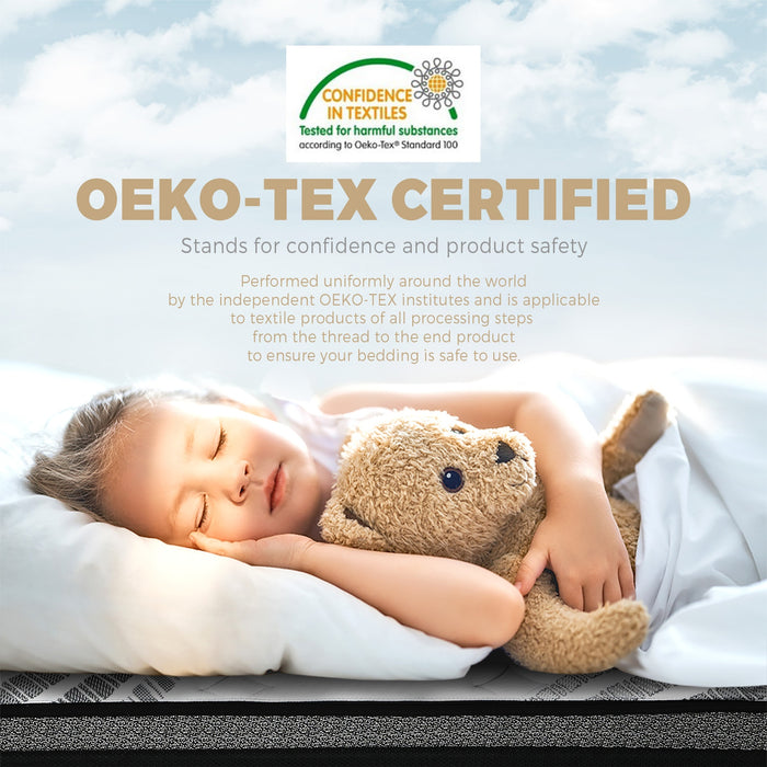 Queen Mattress Breathable Luxury Bed Bonnell Spring Foam Medium 18Cm