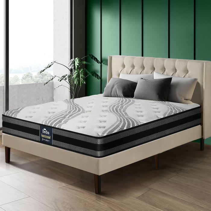 Queen Mattress Breathable Luxury Bed Bonnell Spring Foam Medium 18Cm