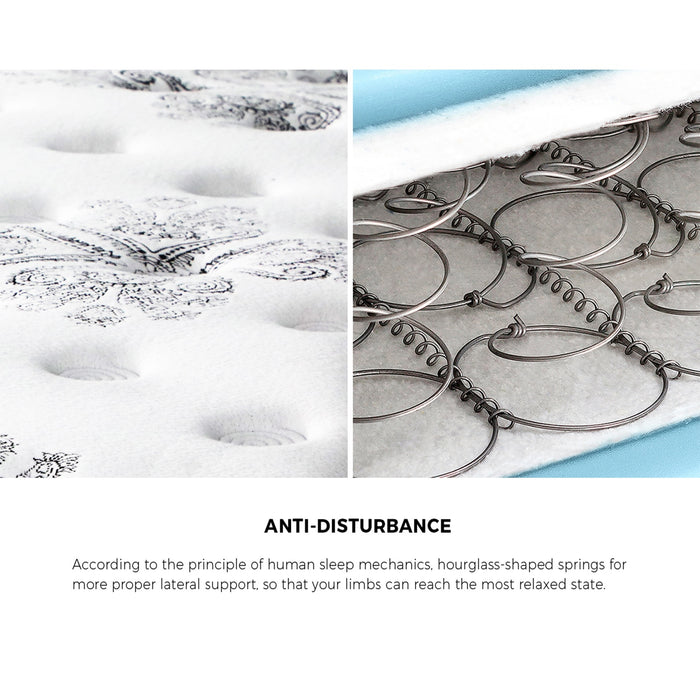 King Mattress Breathable Luxury Bed Bonnell Spring Foam Medium 22Cm