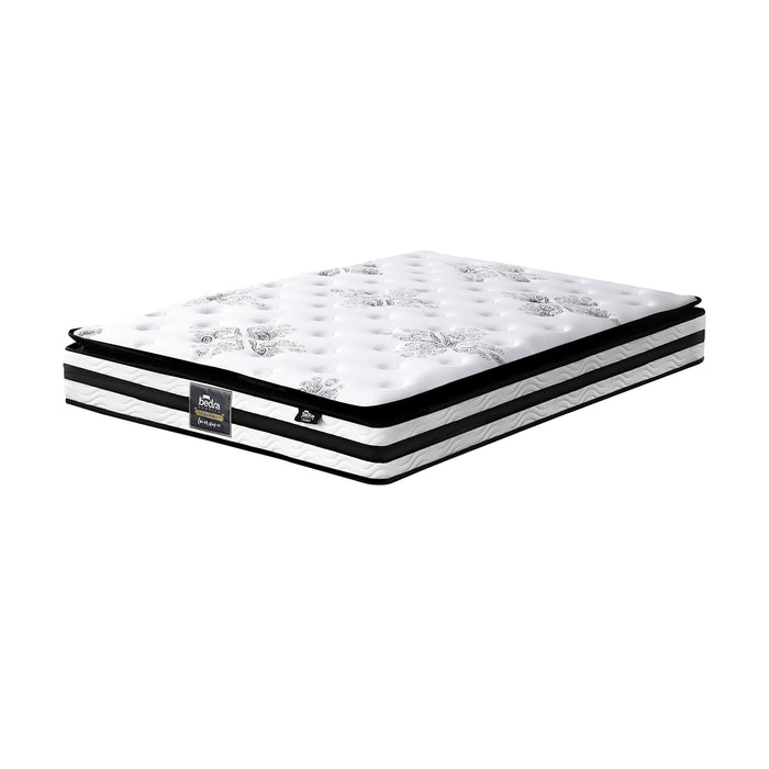 King Mattress Breathable Luxury Bed Bonnell Spring Foam Medium 22Cm