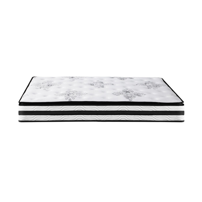 King Mattress Breathable Luxury Bed Bonnell Spring Foam Medium 22Cm