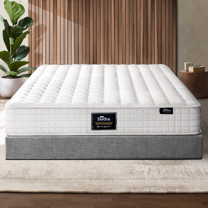 Mattress King Bed Luxury Tight Top Pocket Spring Foam Medium Firm 27Cm