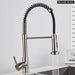 Matte Black Kitchen Faucet with Dual Modes Nozzle