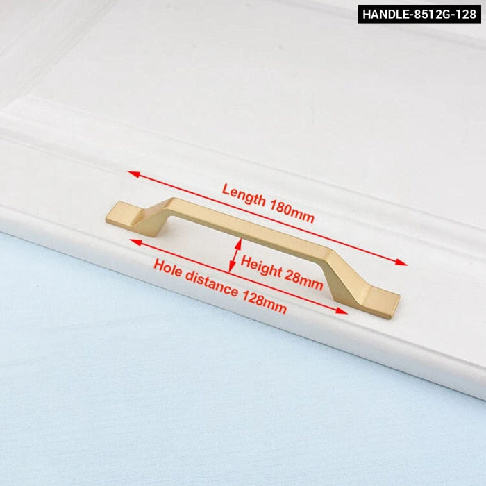 Matte Gold Cabinet Pulls For Kitchen Cupboards