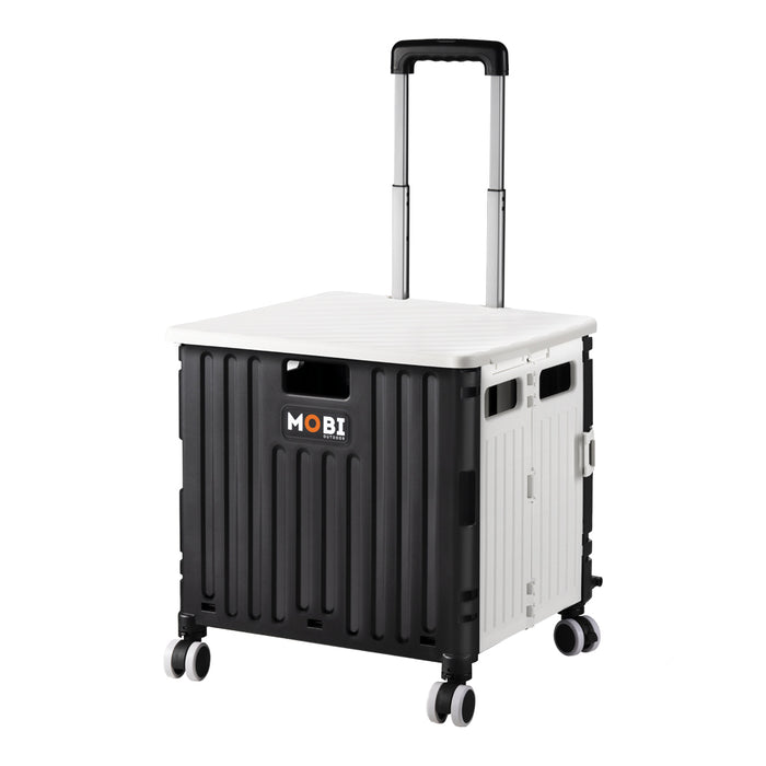 Shopping Trolley Foldable Camping Cart Grocery Basket 360° Wheel With Cover