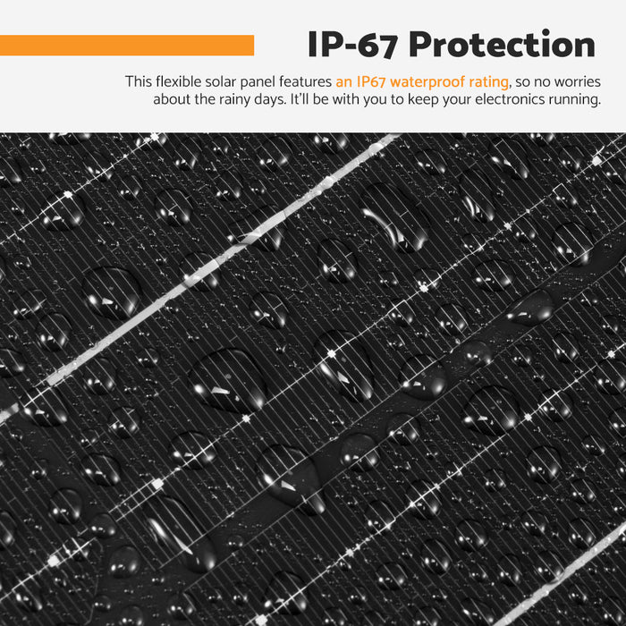 200W Flexible Solar Panel Mono Cells 12V Rv Boat Caravan Camping 4Wd